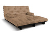 Canapé lit 180x200 - Slim Comfort Black - Pascall Futon Beige