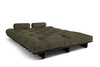 Canapé lit 160x200 - Slim Basic Black - Pascall Futon Kaki