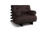 Canapé lit 90x200 - Slim Exclusive Black - Pascall Futon Marron