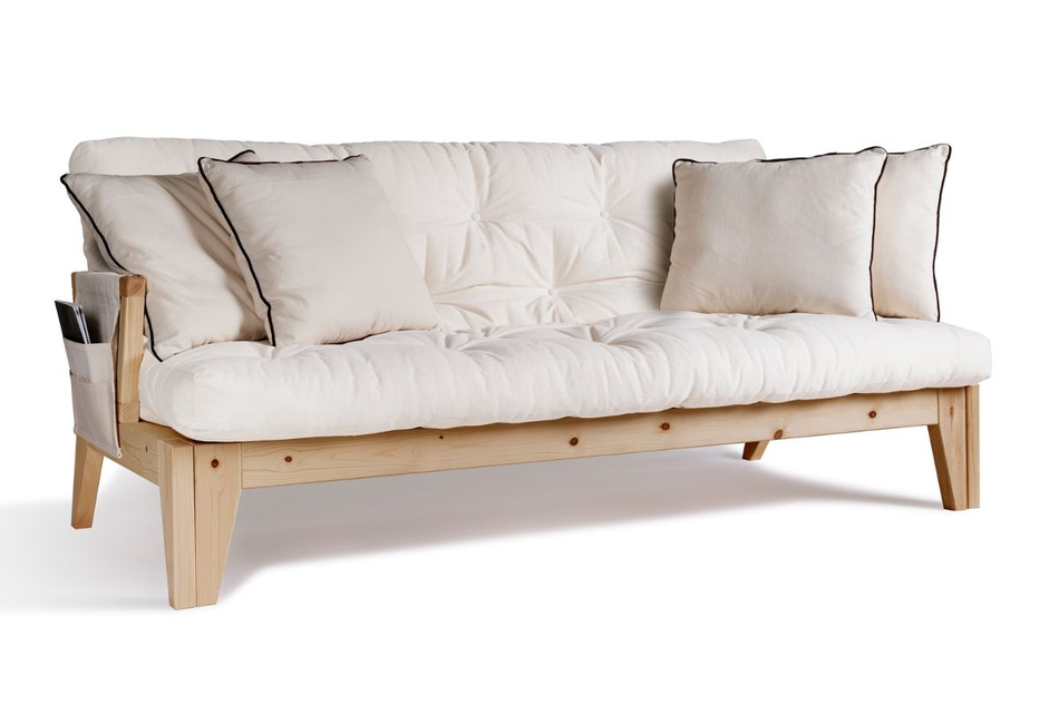 Canapé lit 200 cm - Sakura - Pascall Futon Ecru