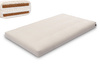 Matelas 120x200 naturel avec de la laine, latex et 2x coco - Futon Comfort Wool Hard - Pascall Ecru