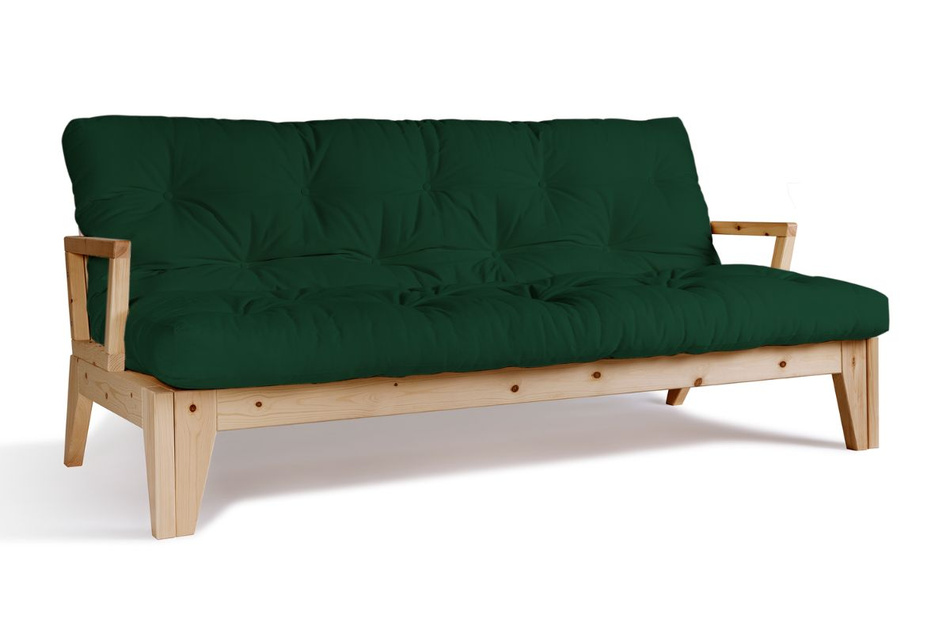 Canapé lit 200 cm - Sakura - Pascall Futon Vert Bouteille