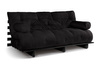 Canapé lit 180x200 - Slim Exclusive Black - Pascall Futon Noir