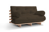 Canapé de jardin 180×200 cm dépliable – Freedom Classic – Pascall Futon Marron