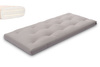 Matelas 90x200 naturel avec latex - Futon Slim Duo Latex - Pascall Gris