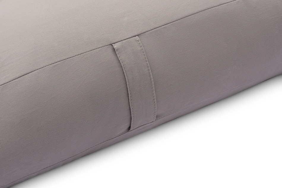 Matelas 140x200 naturel avec de la laine, coco et 2x latex - Futon Comfort Wool - Pascall Gris