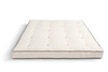 Matelas 200x200 naturel avec latex - Futon Medium Latex - Pascall Kedro Ecru