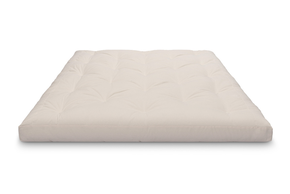 Matelas 160x200 naturel - Futon Slim Natural - Pascall Kaki