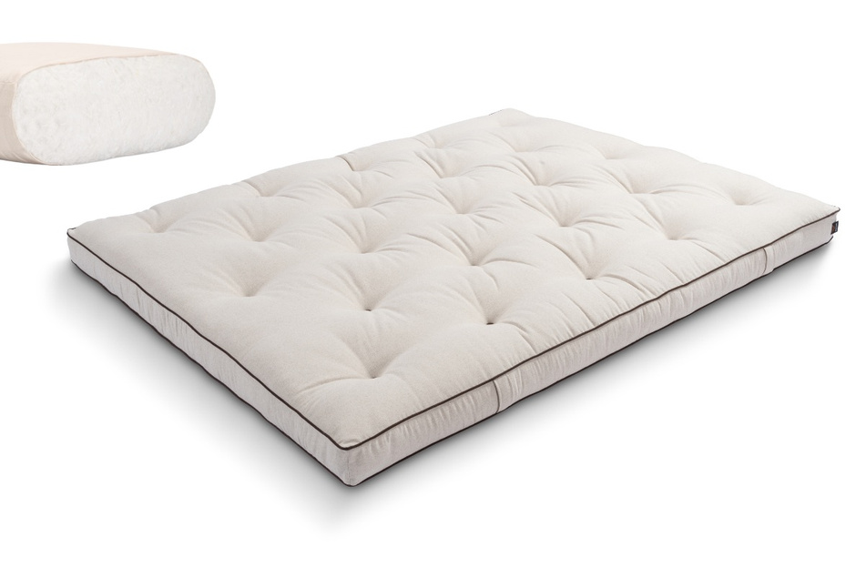 Matelas 160x200 naturel - Futon Slim Natural Kedro - Pascall Lin