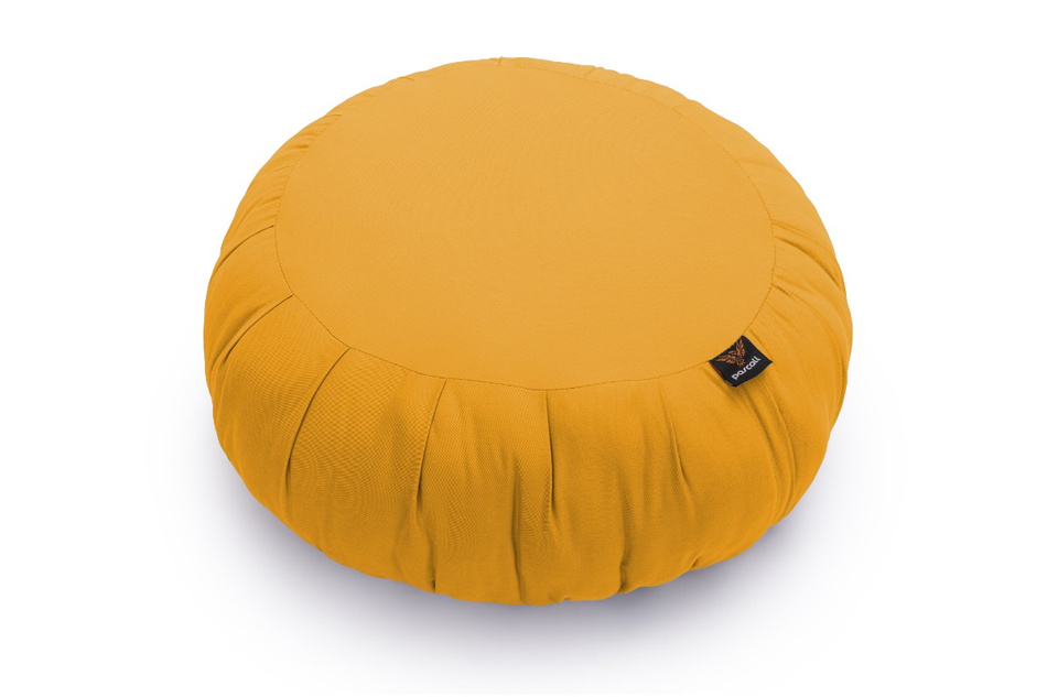 Coussin de méditation Zafu 25x50 - Pascall Jaune