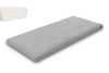 Matelas 90x200 naturel avec latex - Futon Slim Latex - Pascall Gris Clair