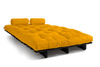 Canapé lit 140x200 - Slim Exclusive Black - Pascall Futon Jaune