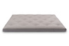 Matelas 160x200 naturel avec latex - Futon Slim Latex - Pascall Gris