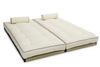 Canape d’angle Tatami Medium Natural Kedro 80x200 - Pascall Futon Ecru
