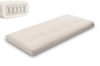 Matelas 90x200 - Futon Hybrid Pocket H3 - Pascall Ecru