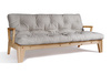 Canapé lit 200 cm - Sakura - Pascall Futon Gris Clair