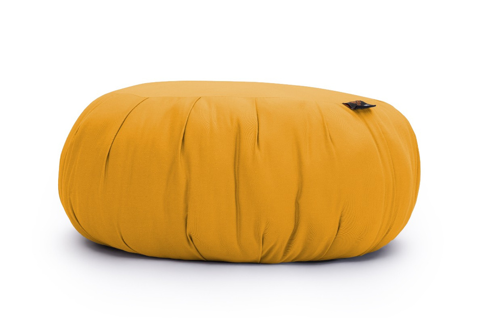Coussin de méditation Zafu 25x50 - Pascall Jaune