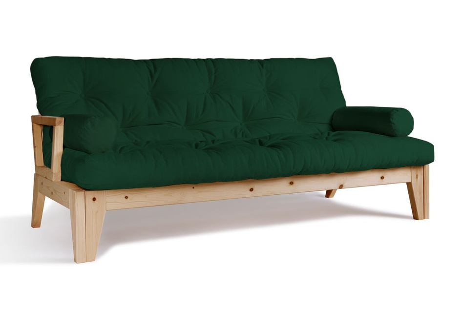 Canapé lit 200 cm - Sakura - Pascall Futon Vert Bouteille
