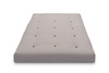Matelas 120x200 naturel avec de la laine, coco et 2x latex - Futon Comfort Wool - Pascall Gris