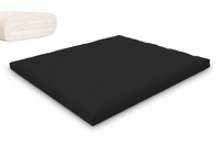Matelas 180x200 naturel avec latex - Futon Slim Duo Latex - Pascall Noir