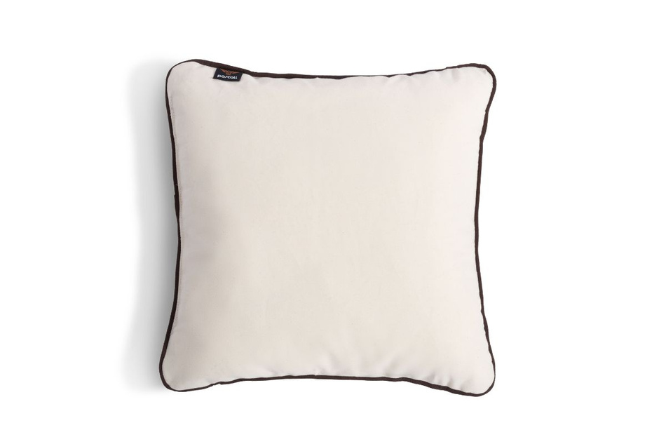 Coussin en coton Futon 45x45 cm – Pascall Ecru