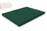Matelas 160x200 naturel avec latex - Futon Slim Latex - Pascall Vert Bouteille