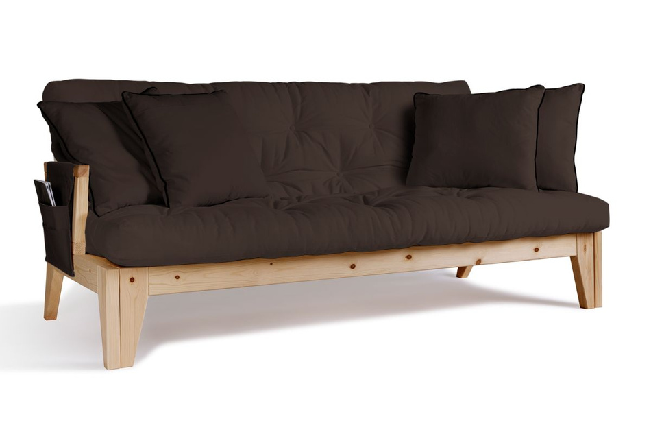 Canapé lit 200 cm - Sakura - Pascall Futon Marron