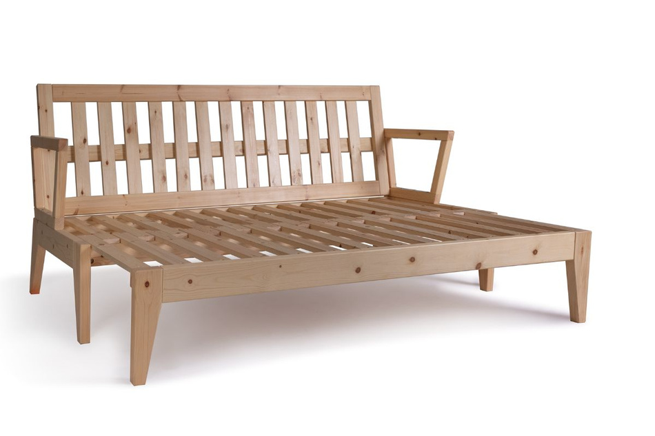 Canapé lit 200 cm - Sakura - Pascall Futon Ecru