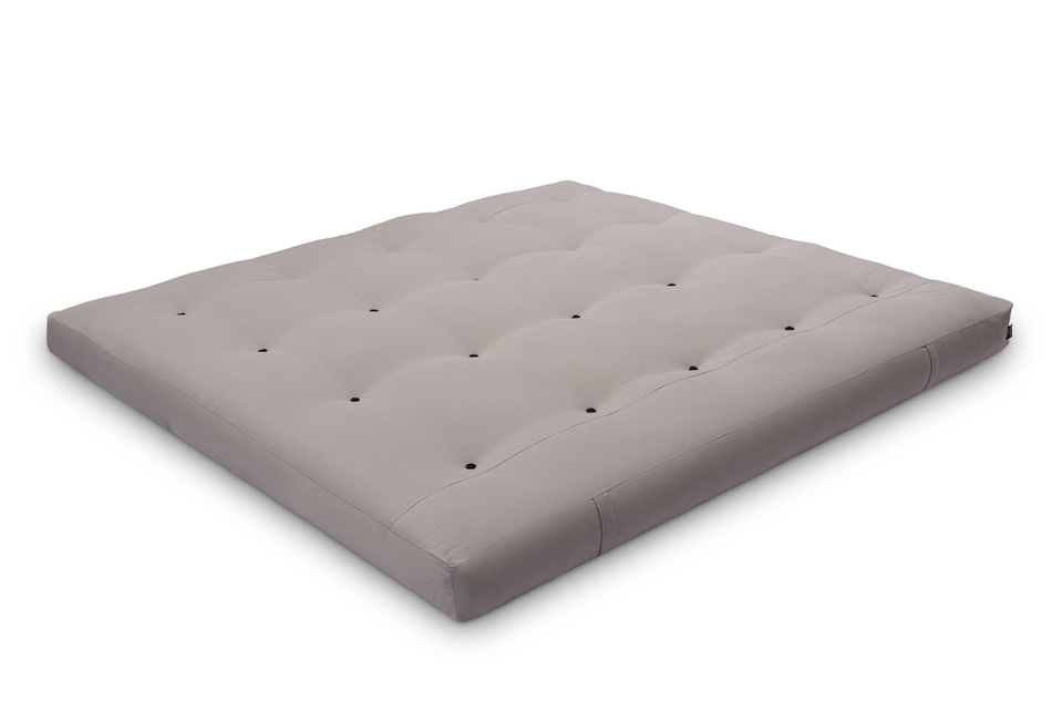 Matelas 180x200 naturel avec coco - Futon Medium Duo Coco - Pascall Gris