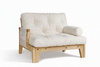 Fauteuil Sakura - Pascall Futon Ecru