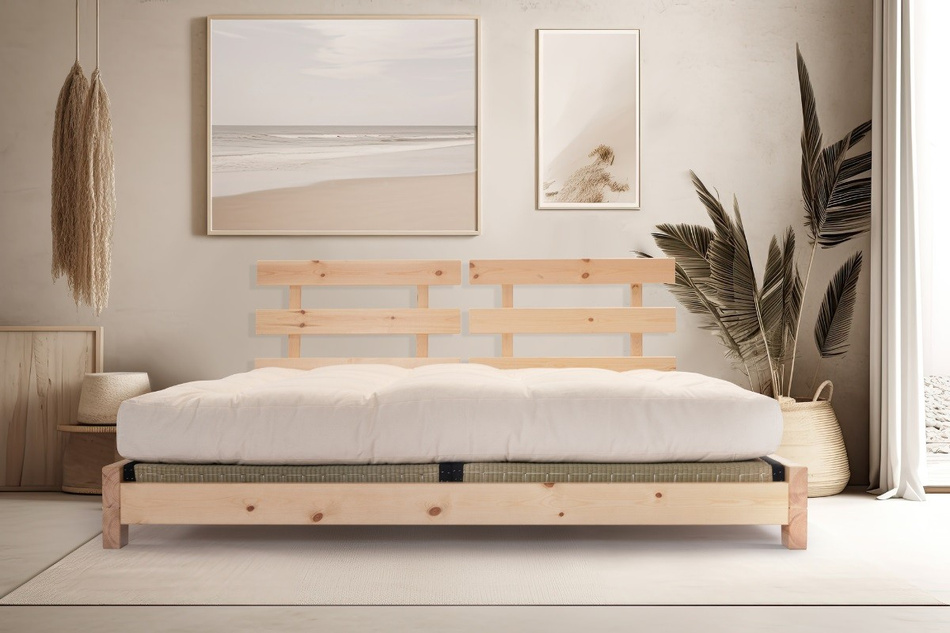 Lit en bois 180x200 - Aisha Exclusive Natura - Pascall