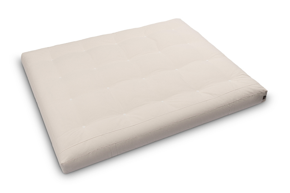 Matelas 160x200 naturel avec latex - Futon Comfort Trio Latex - Pascall Ecru