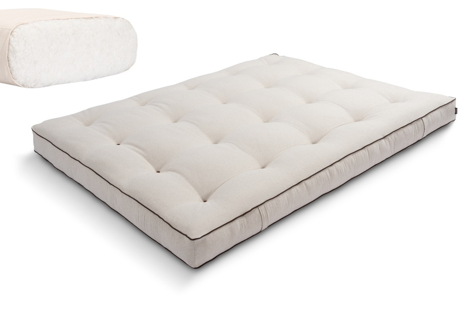 Matelas 200x200 naturel - Futon Medium Natural Kedro - Pascall Lin