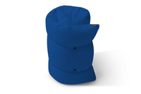 Matelas 80x200 naturel - Futon Pascall Travel Natural Bleu