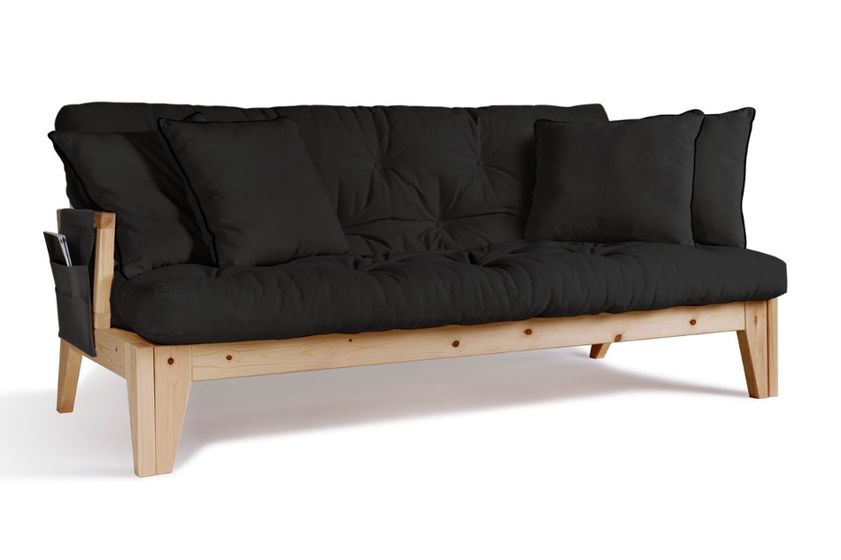 Canapé lit 200 cm - Sakura - Pascall Futon Noir