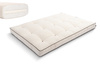 Matelas 120x200 naturel avec latex - Futon Medium Latex - Pascall Kedro Ecru