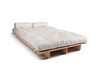 Canapé lit 120x200 - Slim Comfort Classic - Pascall Futon Ecru