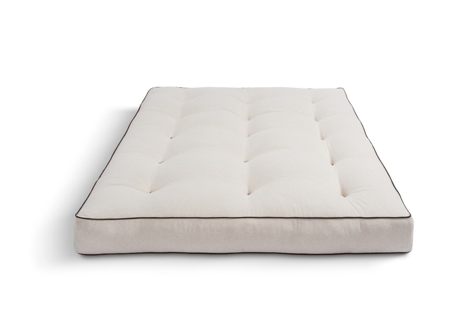 Matelas 140x200 naturel avec coco et 2x latex - Futon Comfort Relax Kedro - Pascall Lin