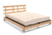 Lit en bois 140x200 - Aisha Classic Natura Tatami - Pascall