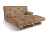 Canapé lit 140x200 - Slim Exclusive Classic - Pascall Futon Beige