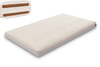 Matelas 120x200 naturel avec latex et 2x coco- Futon Comfort Relax Hard - Pascall Ecru
