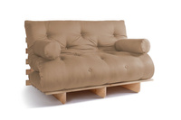 Canapé lit 140x200 - Slim Exclusive Classic - Pascall Futon Beige