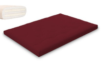 Matelas 140x200 naturel avec latex - Futon Slim Duo Latex - Pascall Bordeaux