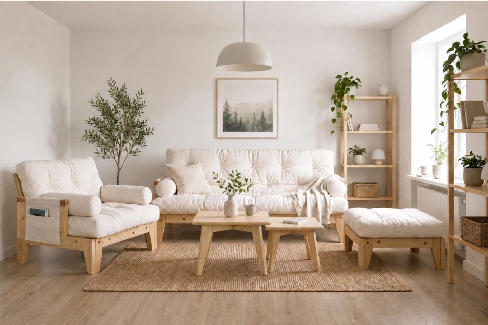 Ensemble de tables basses Sakura - Pascall 60x40 et 90x60