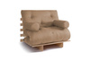 Canapé lit 90x200 - Slim Exclusive Classic - Pascall Futon Beige