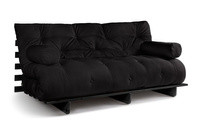 Canapé lit 180x200 - Slim Exclusive Black - Pascall Futon Noir