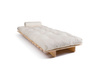 Canapé lit 90x200 - Slim Comfort Classic - Pascall Futon Ecru