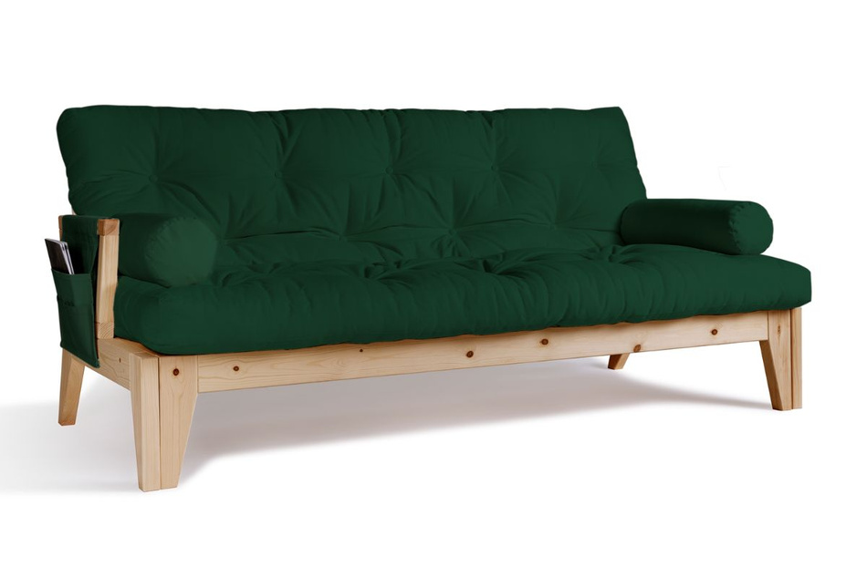 Canapé lit 200 cm - Sakura - Pascall Futon Vert Bouteille