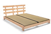 Lit en bois 160x200 - Aisha Exclusive Natura Tatami - Pascall