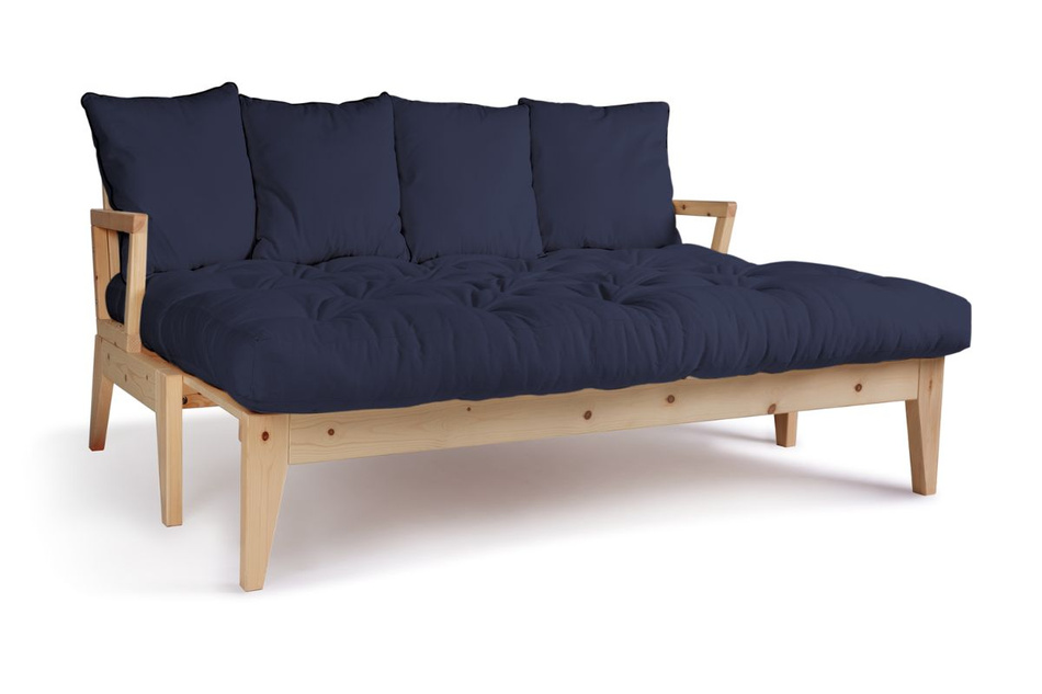 Canapé lit 200 cm - Sakura - Pascall Futon Bleu Marine